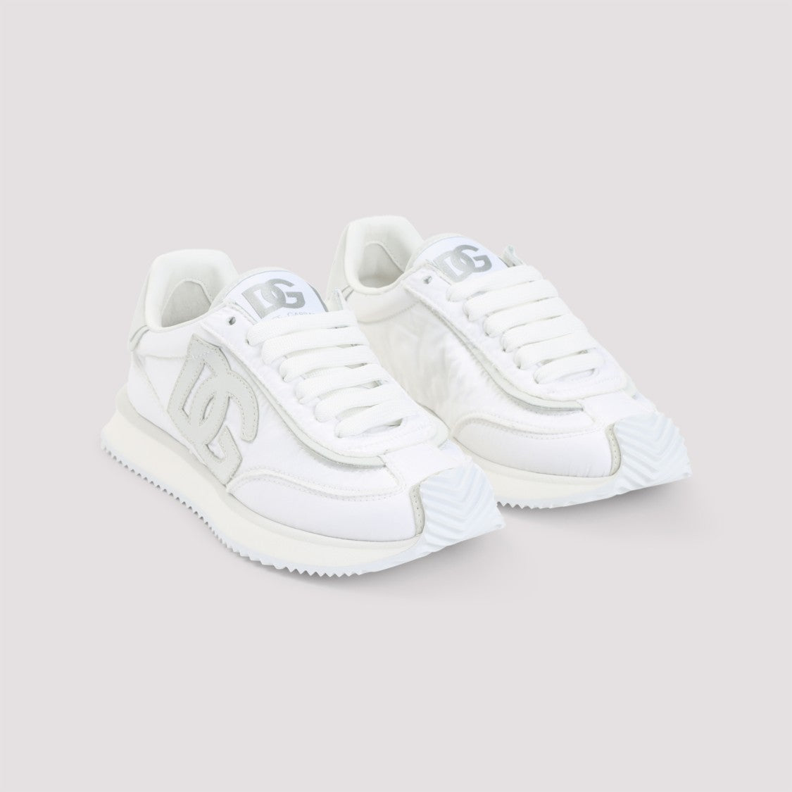 Dolce & Gabbana Low-Profile Sneakers With Textured Logo Detail