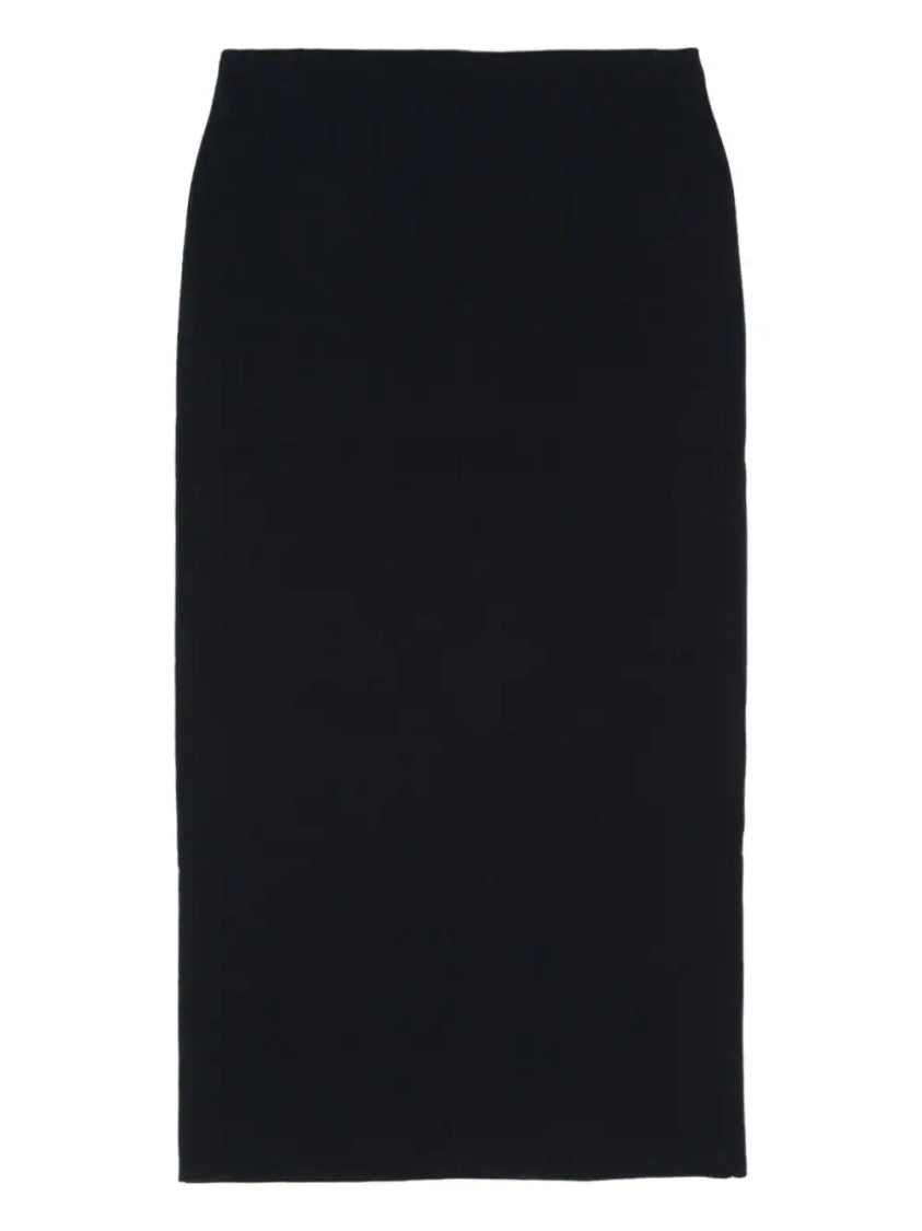 Self-Portrait Embellished Straight Midi Skirt