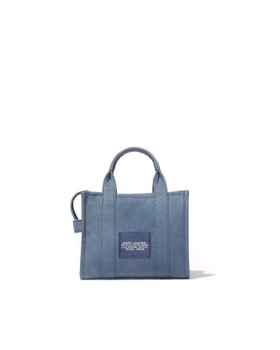 Marc Jacobs Textured Cotton Canvas Small Tote Bag With Adjustable Strap