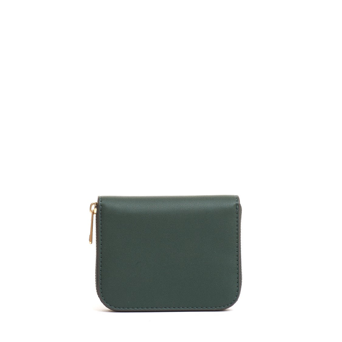 Tory Burch Small Zip Green Wallet