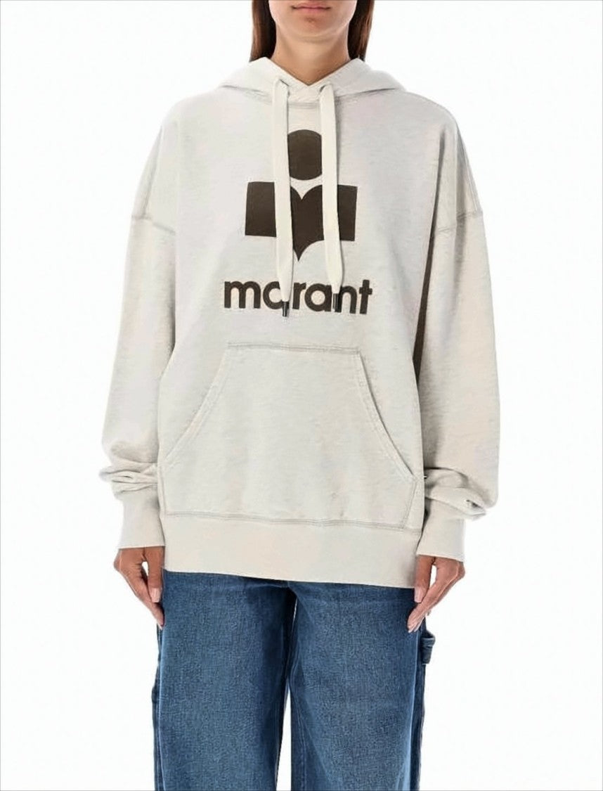 Isabel Marant Relaxed-Fit Graphic Hooded Sweatshirt