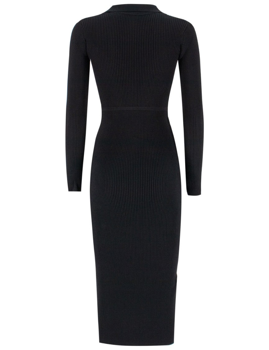 Pinko Button-Up Midi Dress