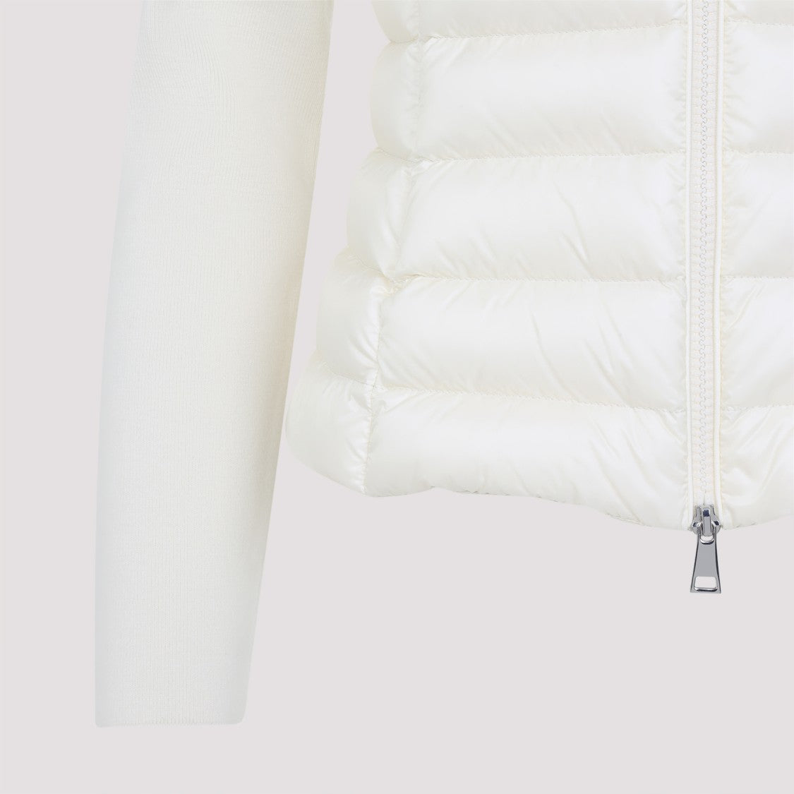 Moncler Quilted Virgin Wool Down Coat