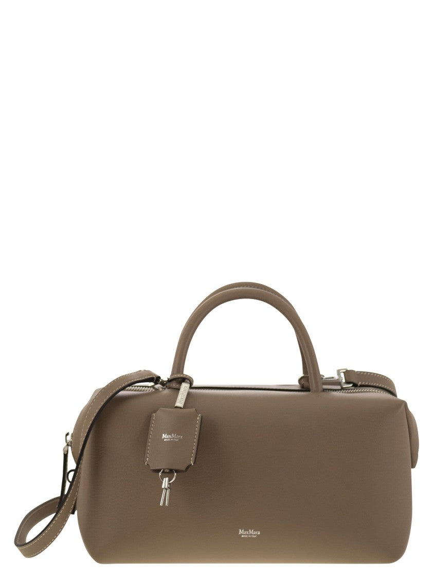 Max Mara Holdallm - Medium Satchel In Natural Leather