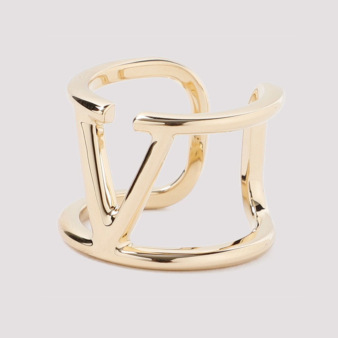 Valentino Garavani Gold Brass Ring