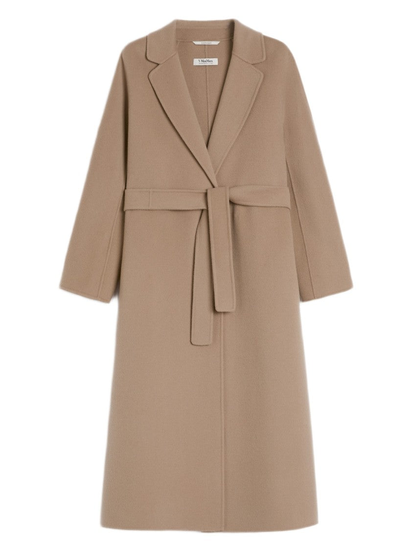 Max Mara Midi-Length Double-Fabric Coat With Kimono Sleeves