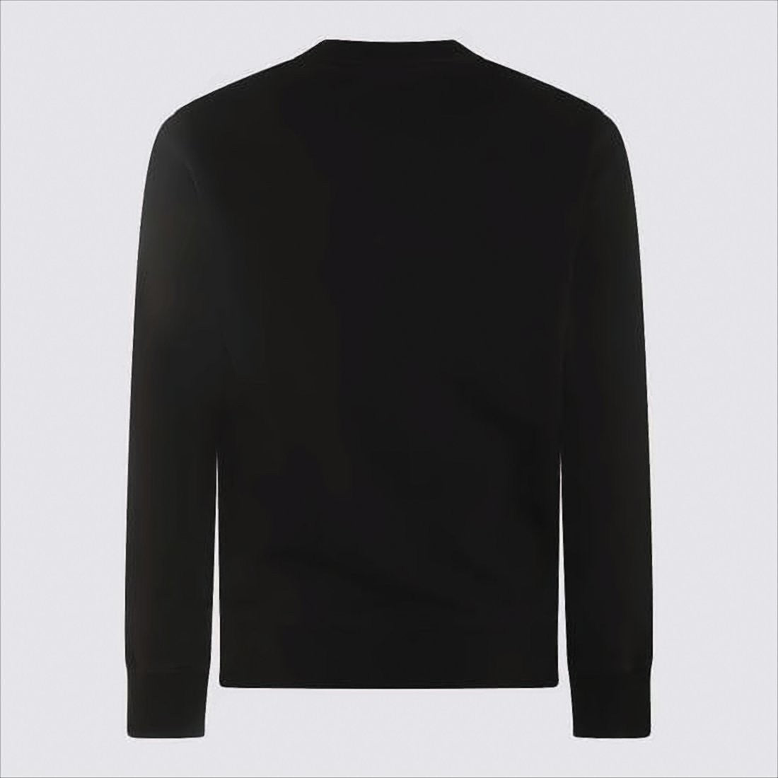Maison Kitsuné Minimalist Long-Sleeve Crew Neck Shirt With Embroidered Emblem