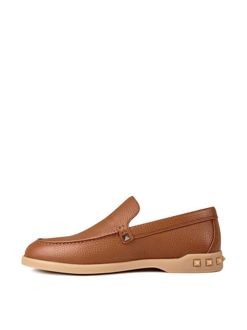 Valentino Rockstud Slip On Loafers