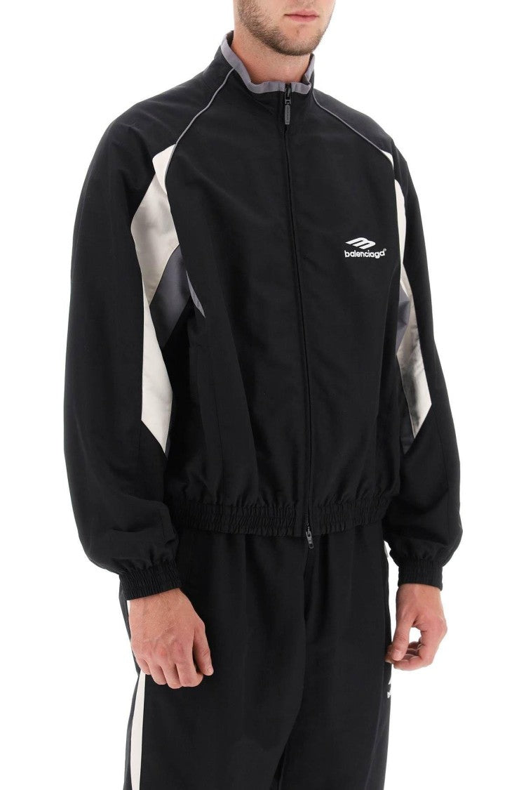 Balenciaga Sporty Black 3B Icon Track Jacket