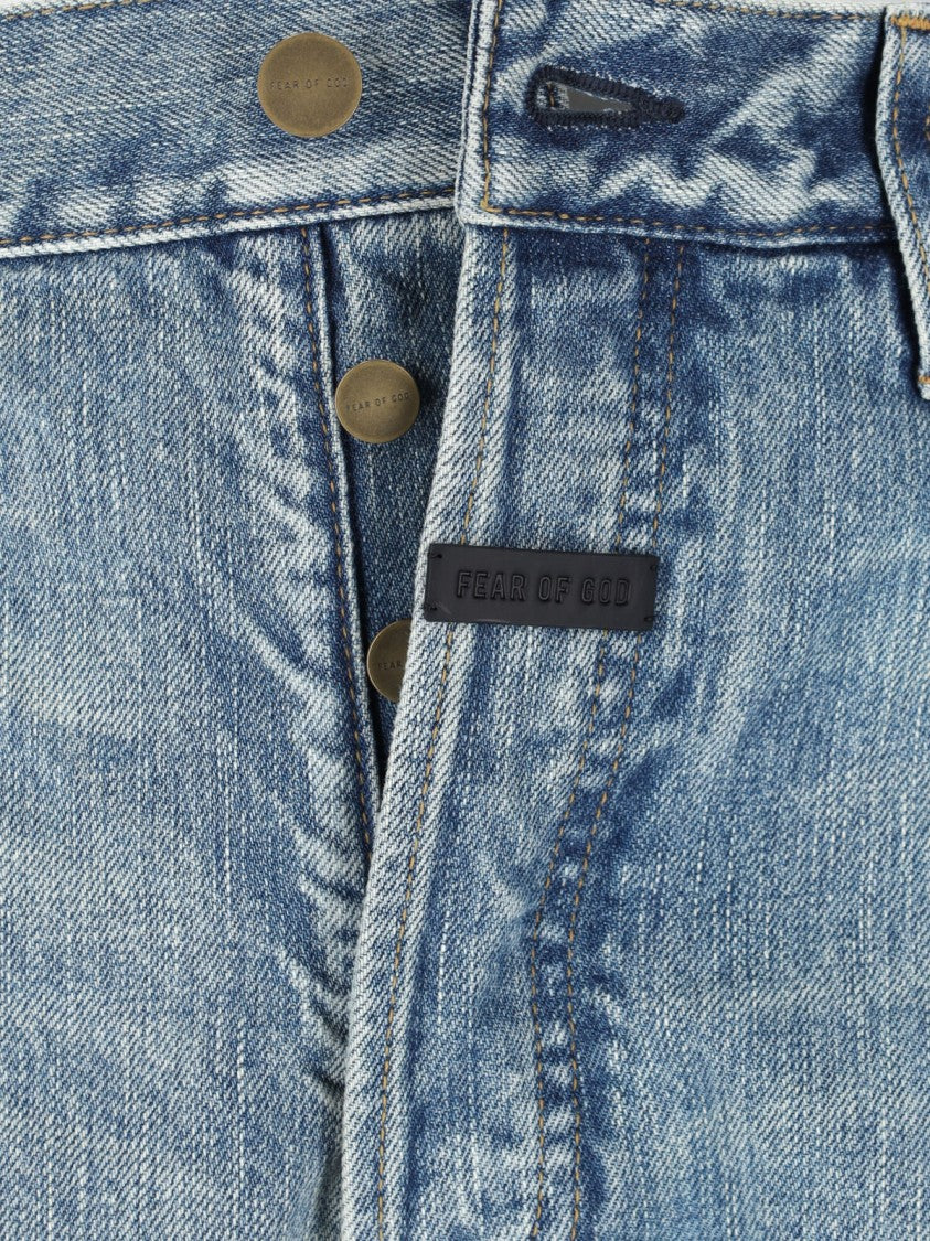 Fear Of God Straight Jeans – Light Blue