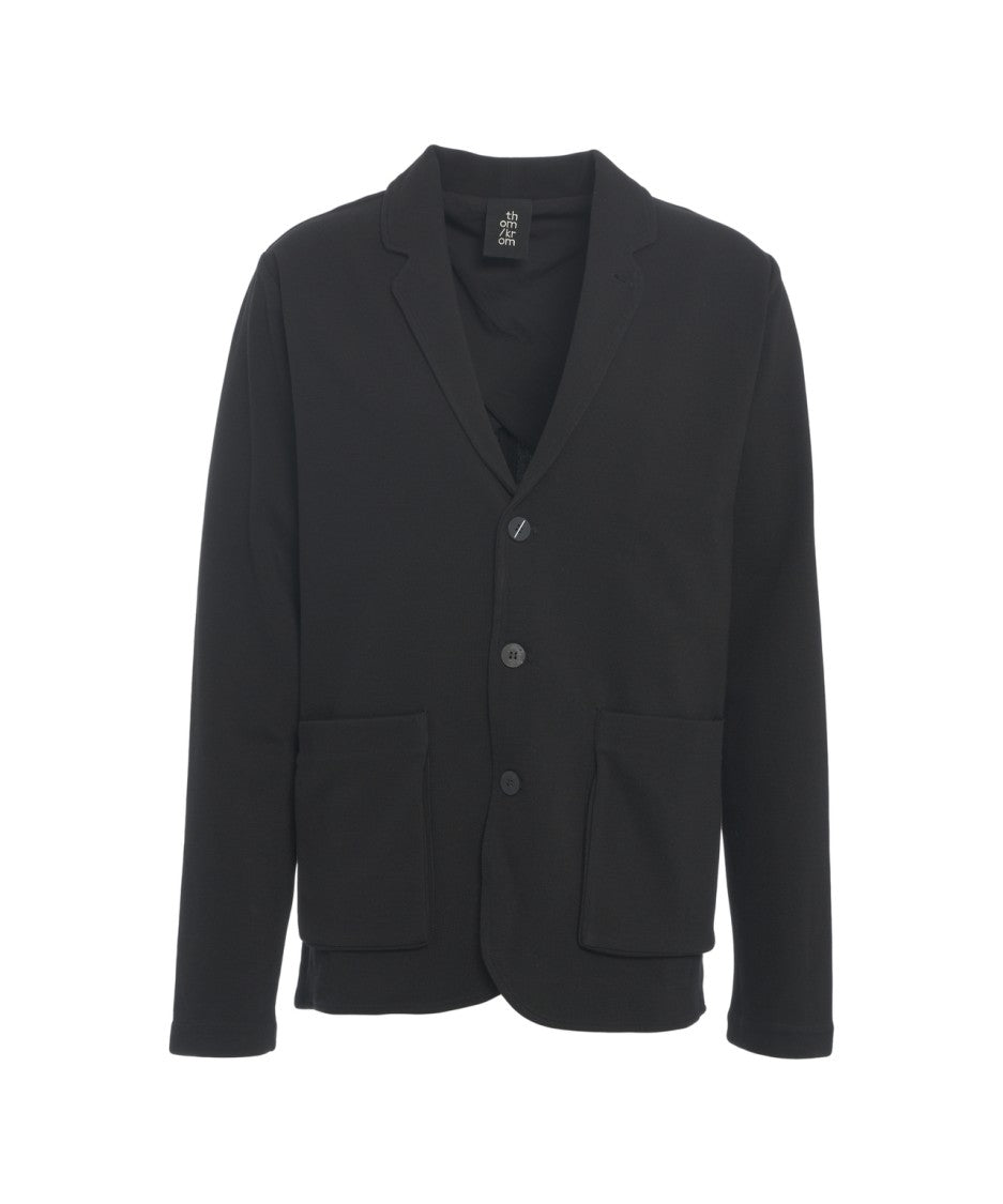 Thom Krom Single-Breasted Knit Blazer