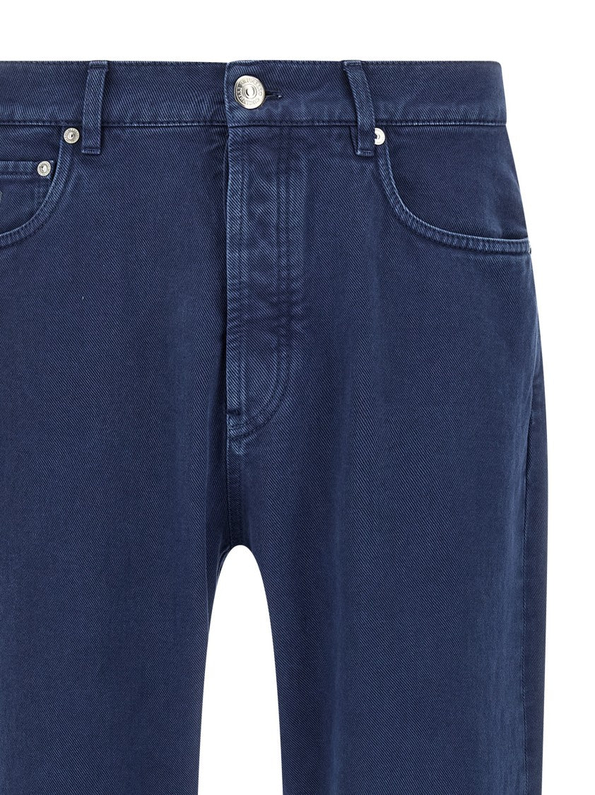 Brunello Cucinelli Garment-Dyed Denim Jeans