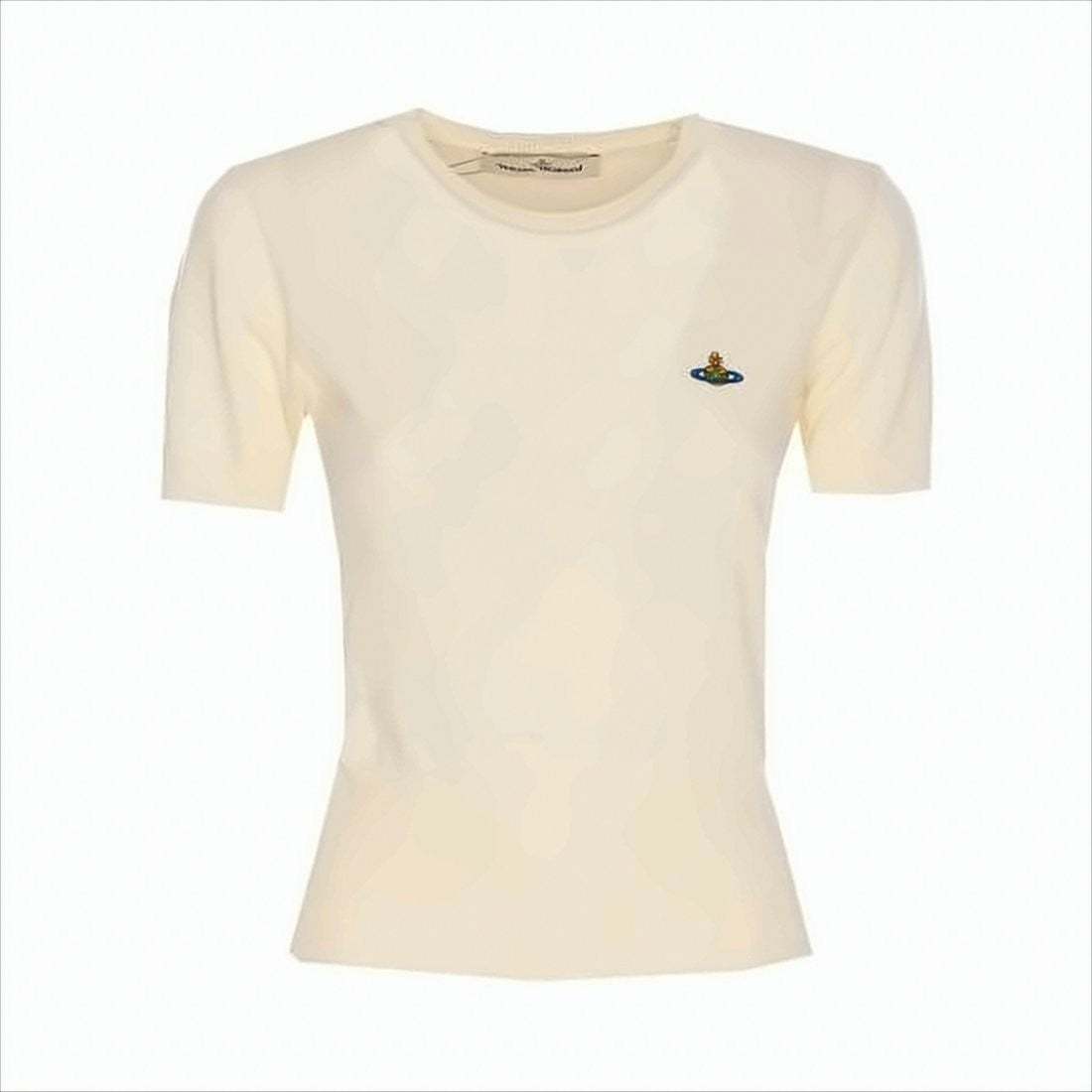 Vivienne Westwood Short-Sleeved Fitted Sweater With Peplum Hem