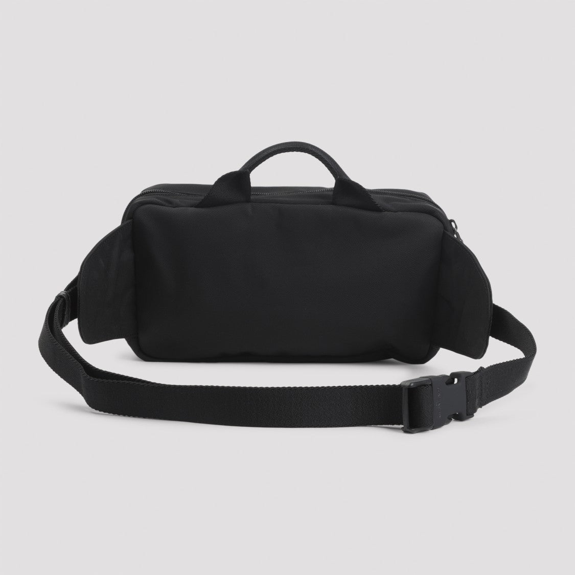 Givenchy Compact Black Belt Bag With Zippered Pockets