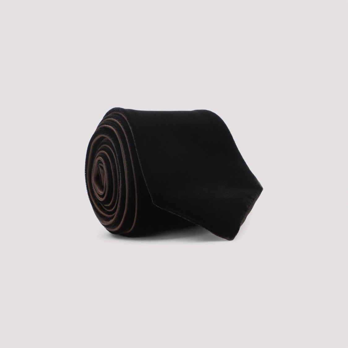 Giorgio Armani Brown Silk Blend Tie
