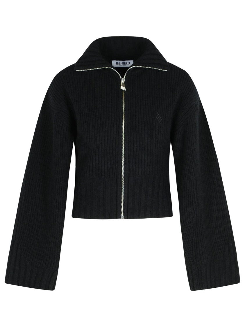 The Attico Black Wool And Cashmere Sweater