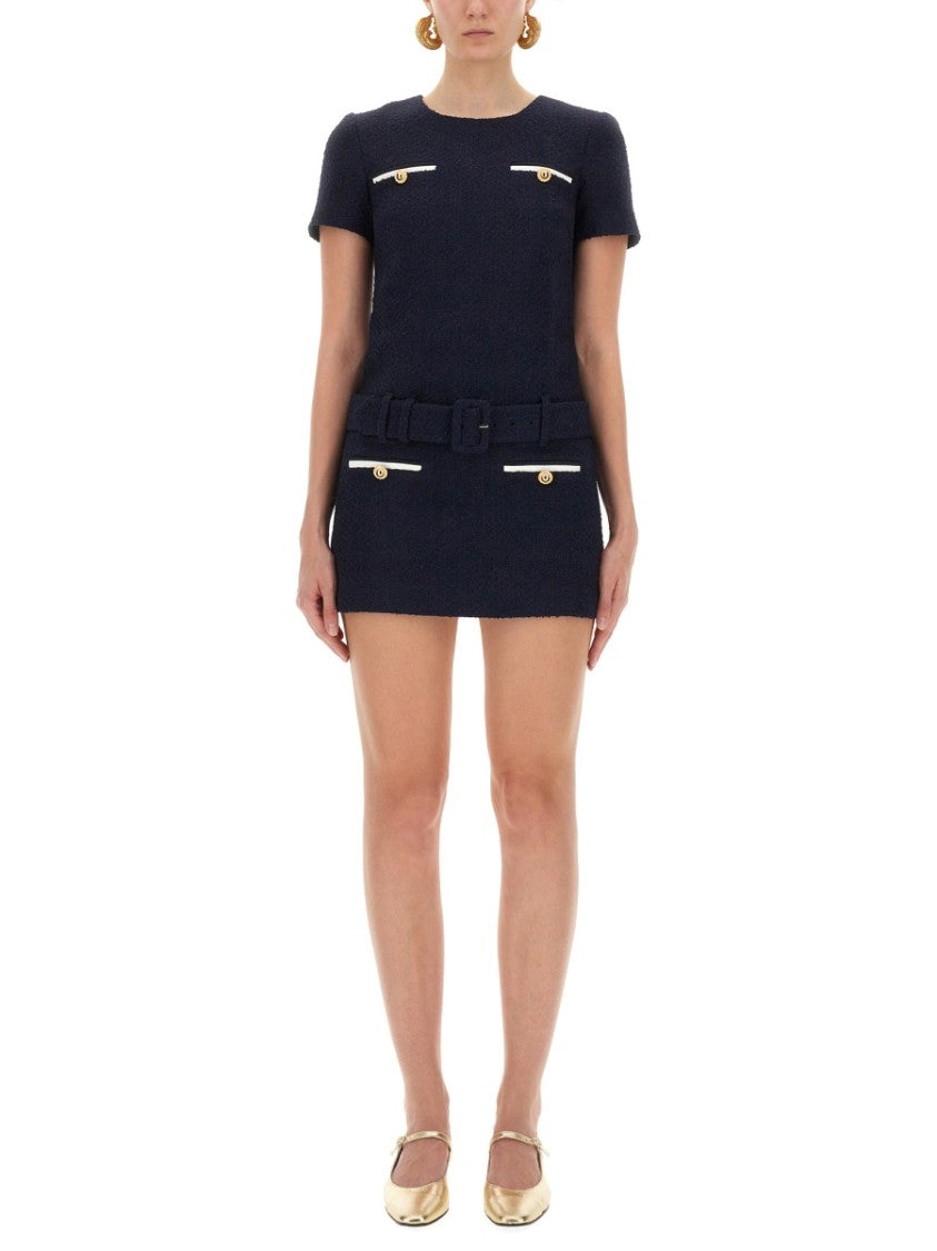 Self-Portrait Mini Boucle Dress