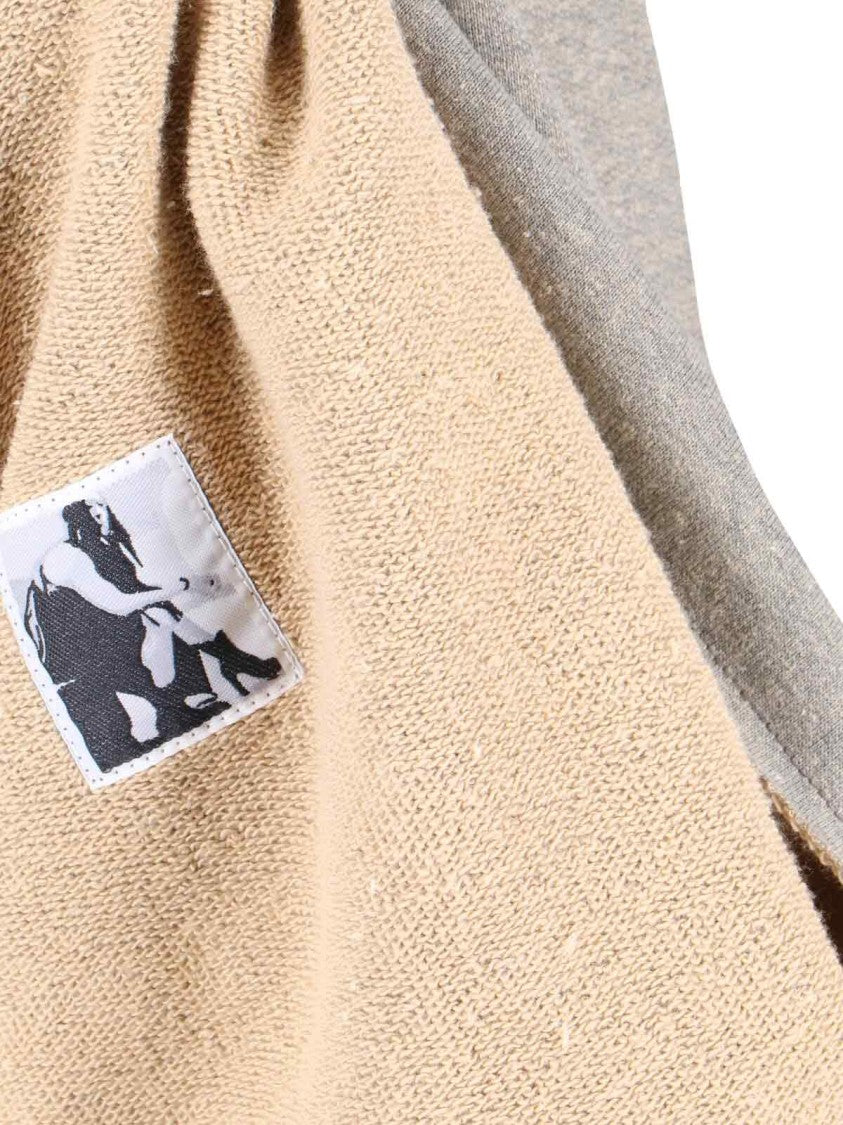 Drkshdw By Rick Owens Heather Grey Loose-Fitting Hoodie With Contrasting Interior