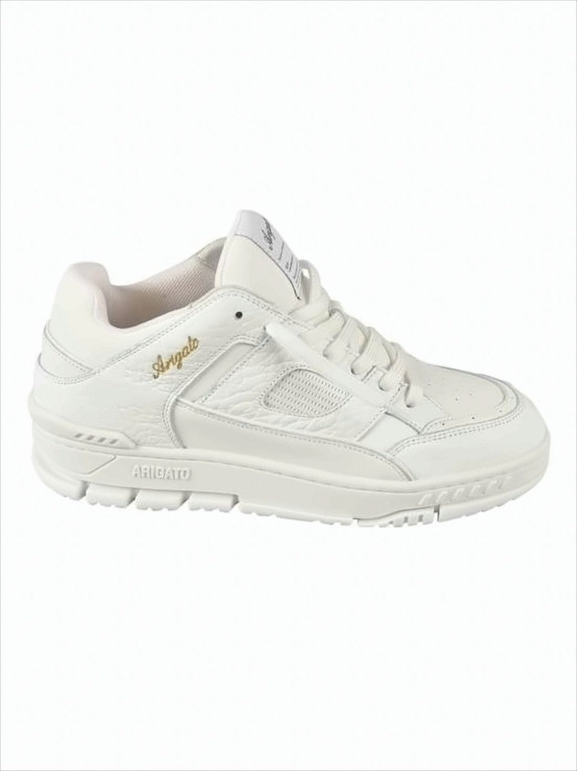 Axel Arigato Low-Top White Sneakers With Perforated Detailing