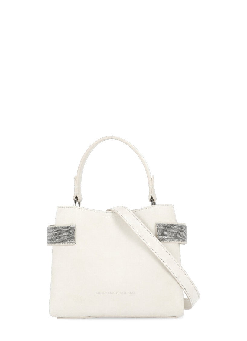 Brunello Cucinelli Suede Leather Hand Bag
