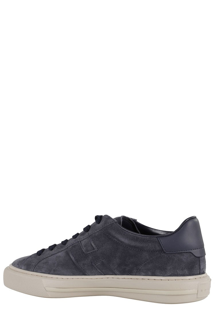 Hogan H691 Lace-Up Sneakers With Embossed Branding And Memory Foam Insole