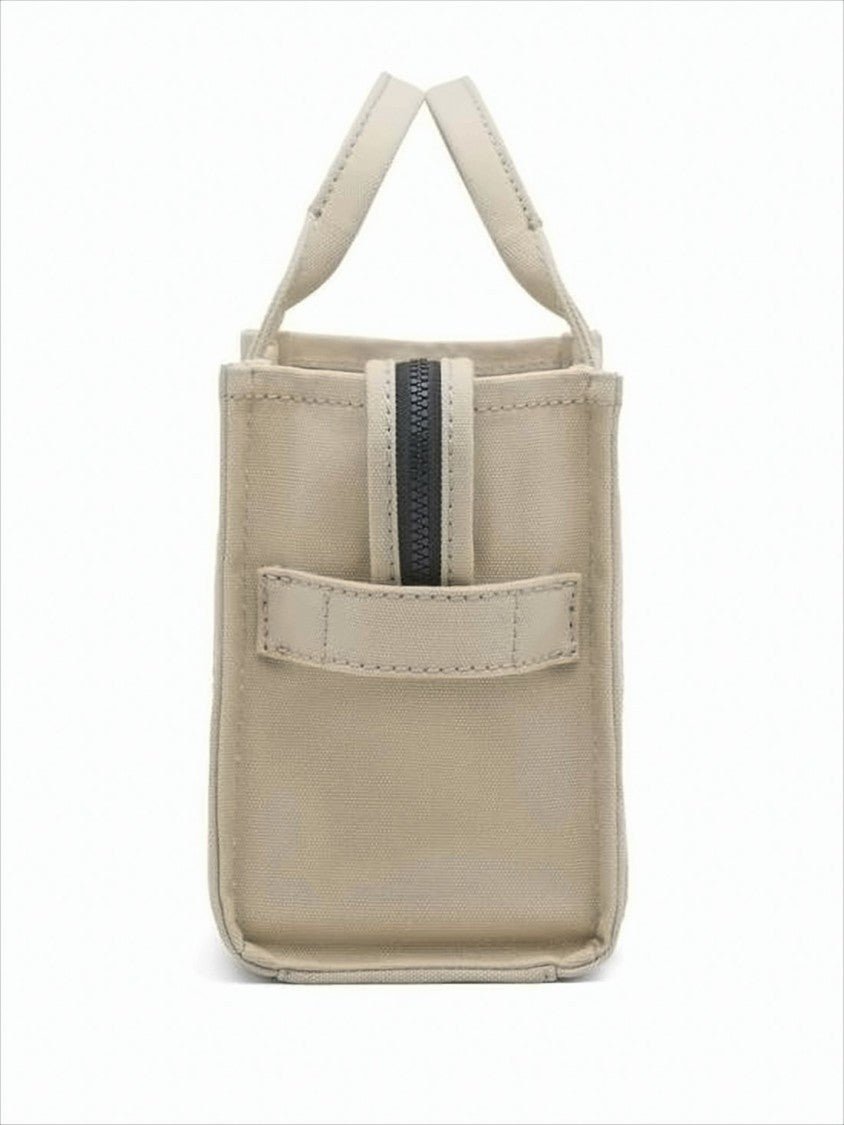 Marc Jacobs Rectangular Cotton Tote Bag With Bold Lettering