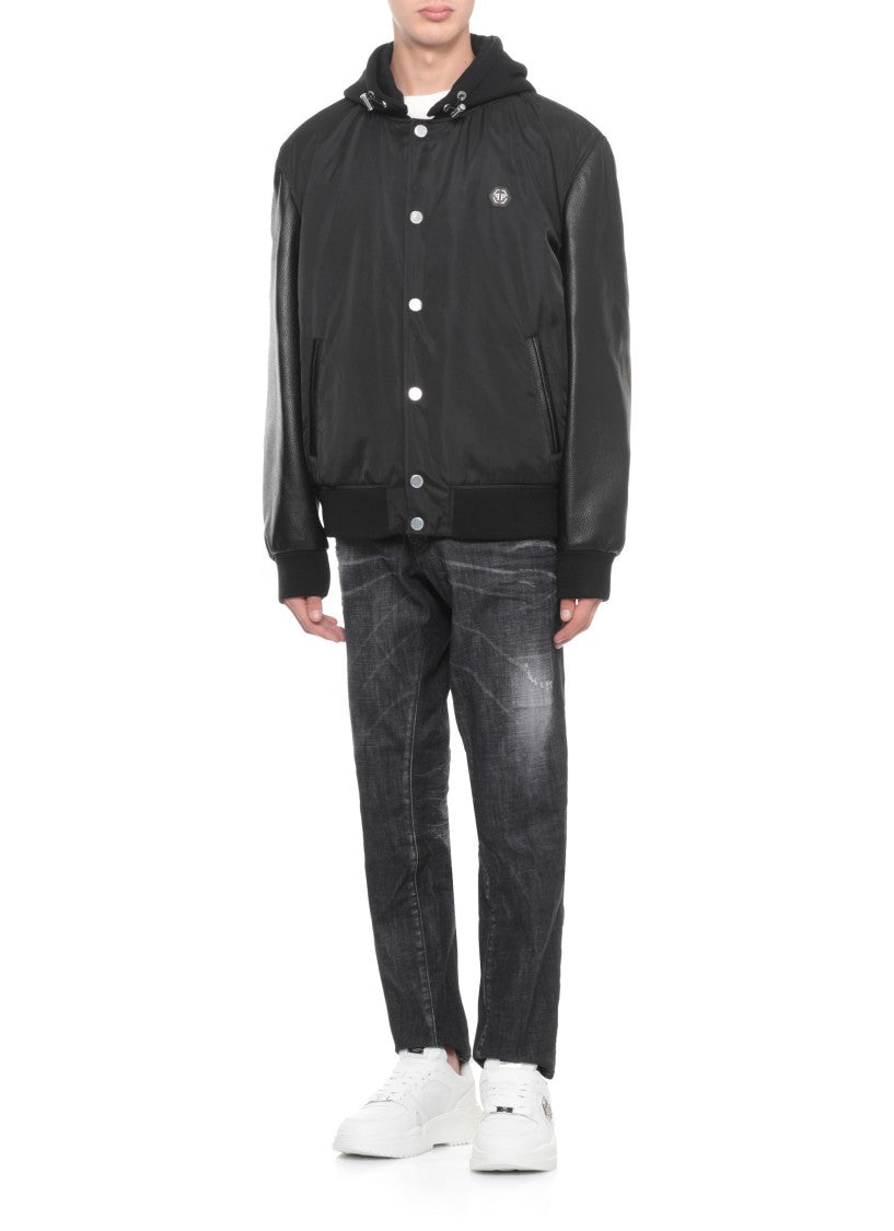 Philipp Plein Bomber Jacket With Logo