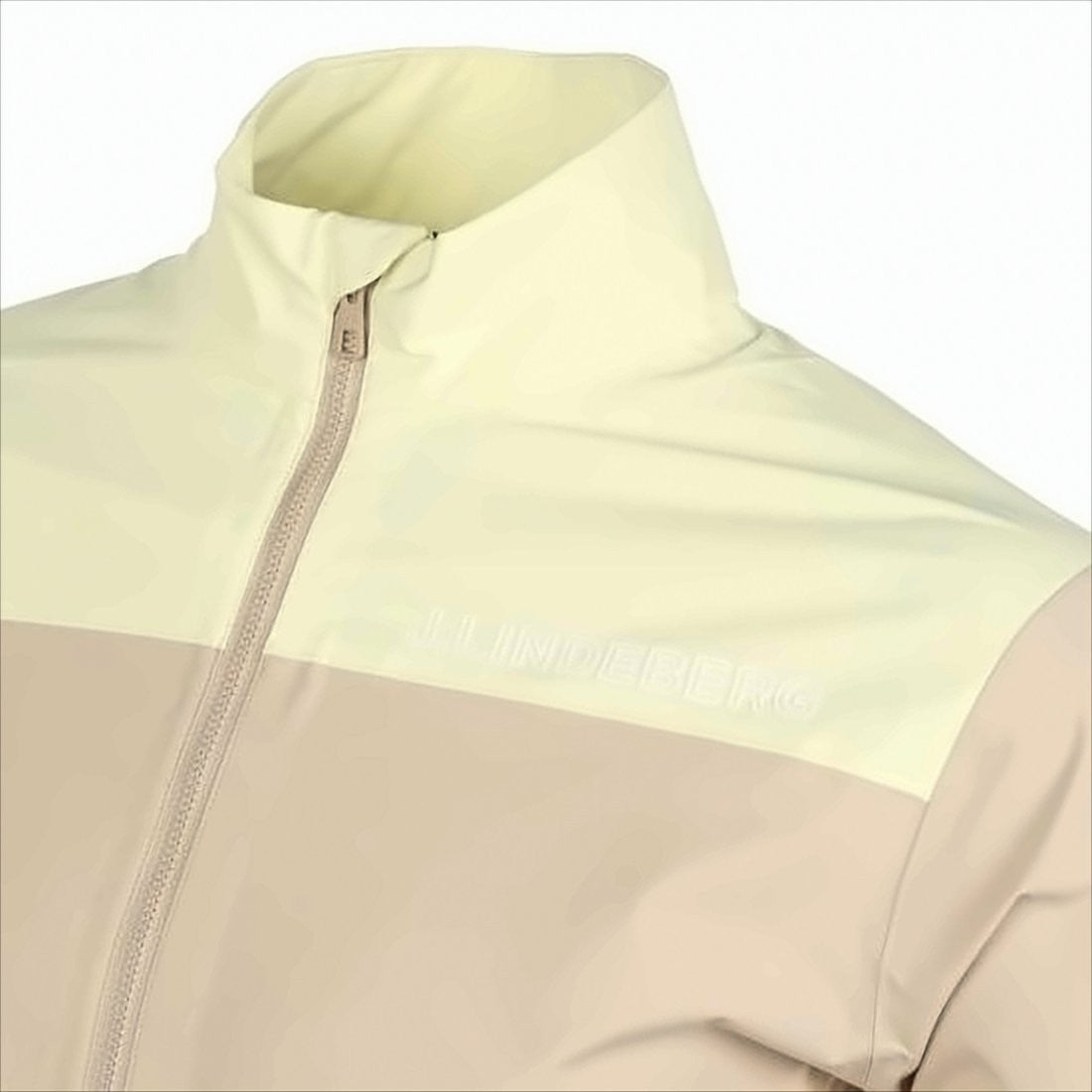 J Lindeberg Two-Tone Casual Jacket With Geometric Panel