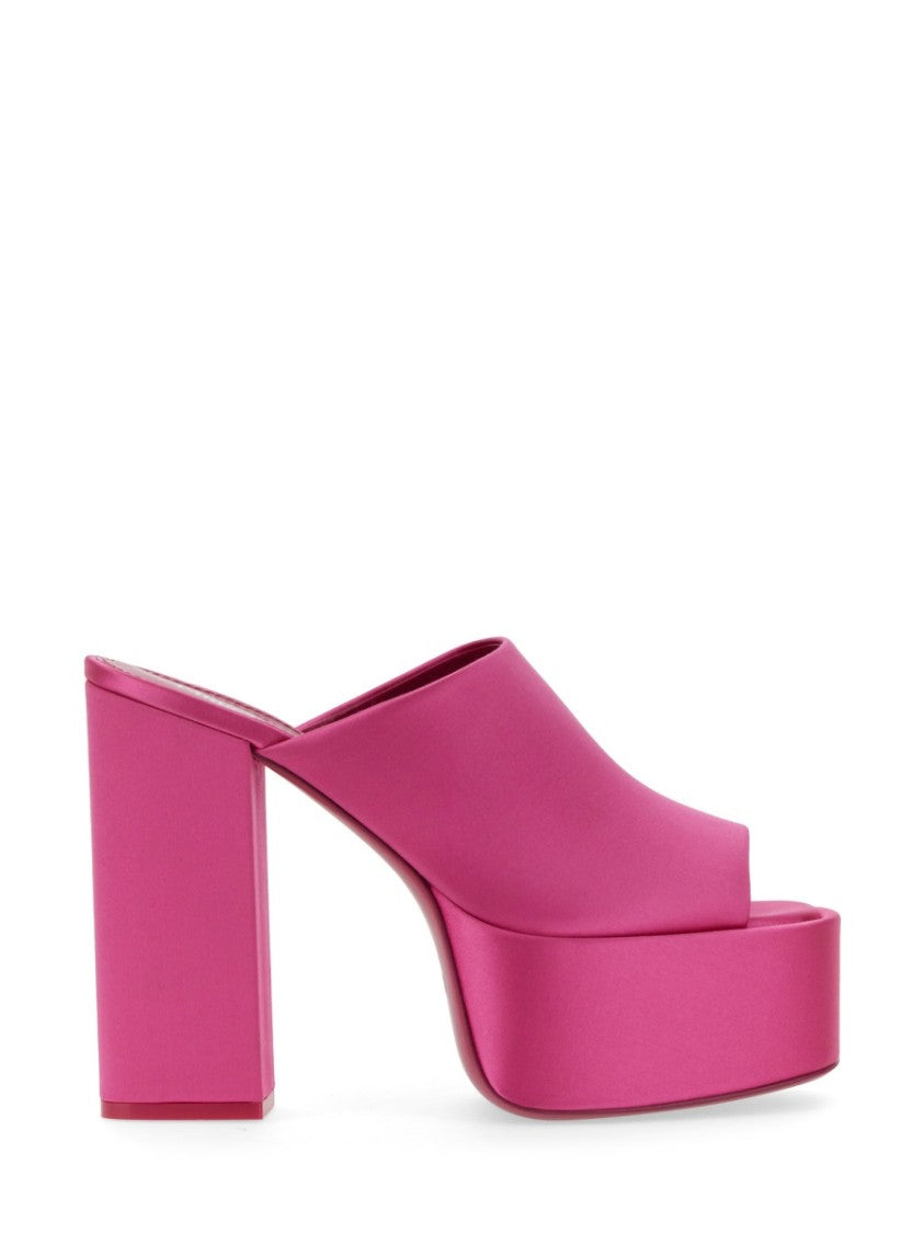 Paris Texas Sasha Open-Toe Mules With Wide Strap