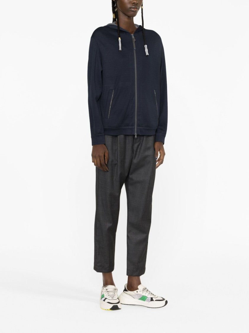 Brunello Cucinelli Cotton And Silk Sweatshirt