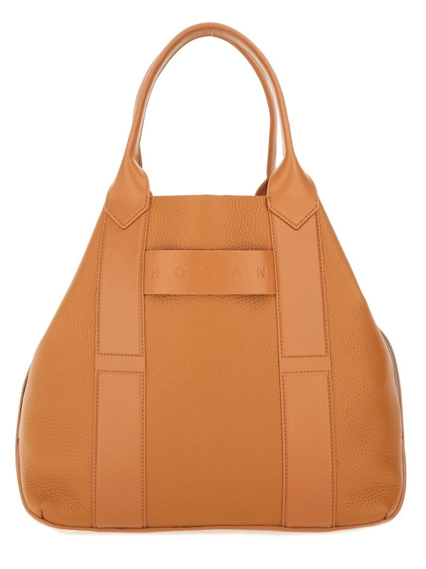 Hogan "Script" Shopping Bag