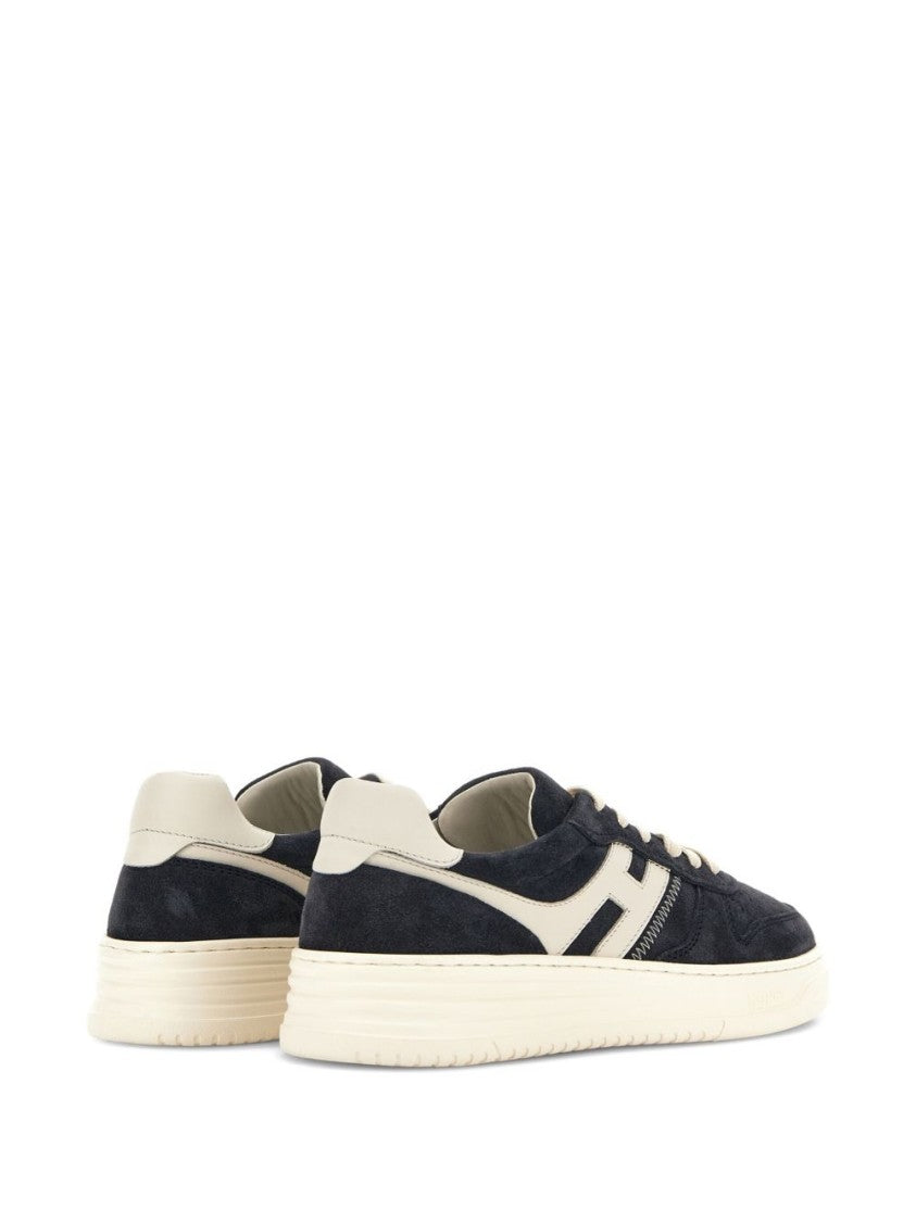 Hogan Midnight Blue Suede Sneakers