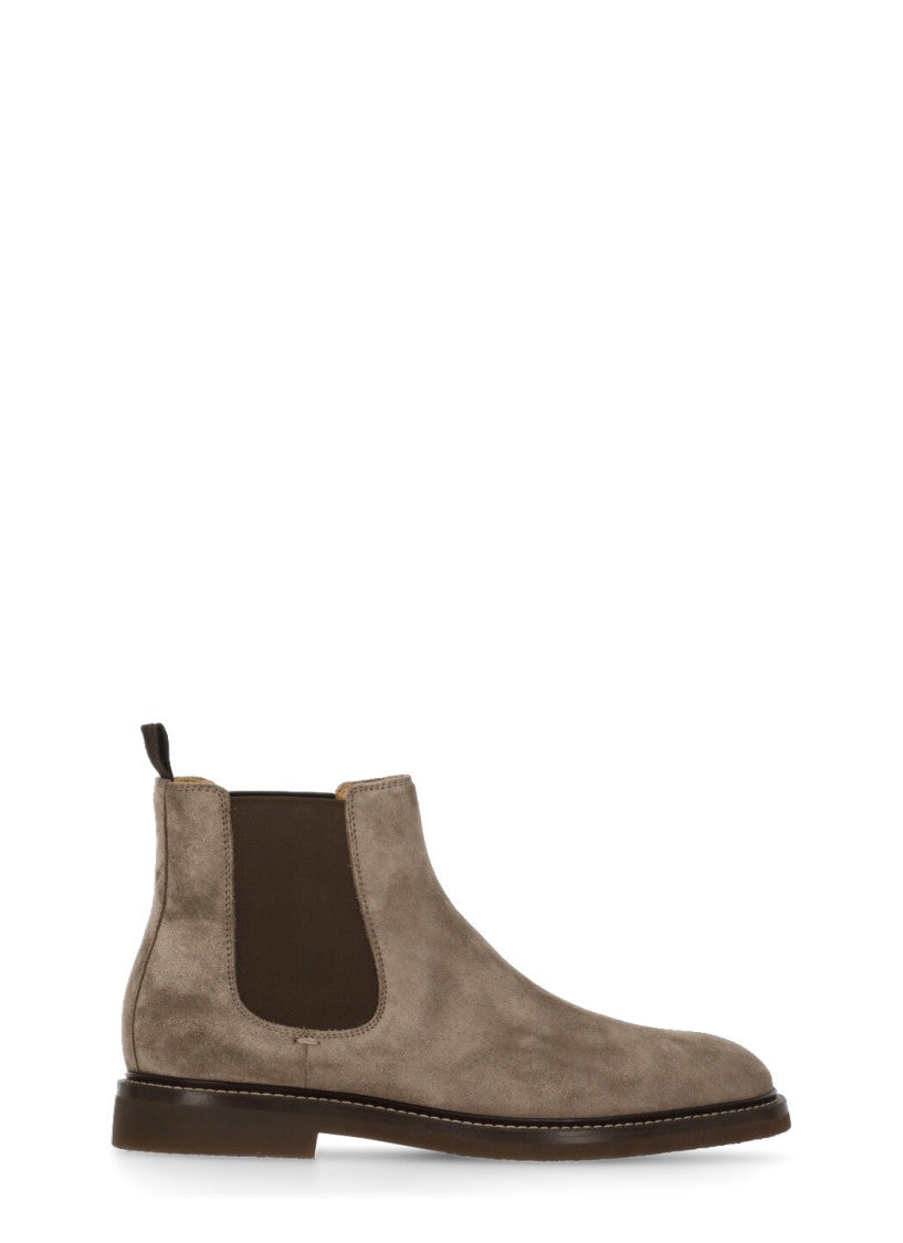 Brunello Cucinelli Chelsea Suede Leather Boots