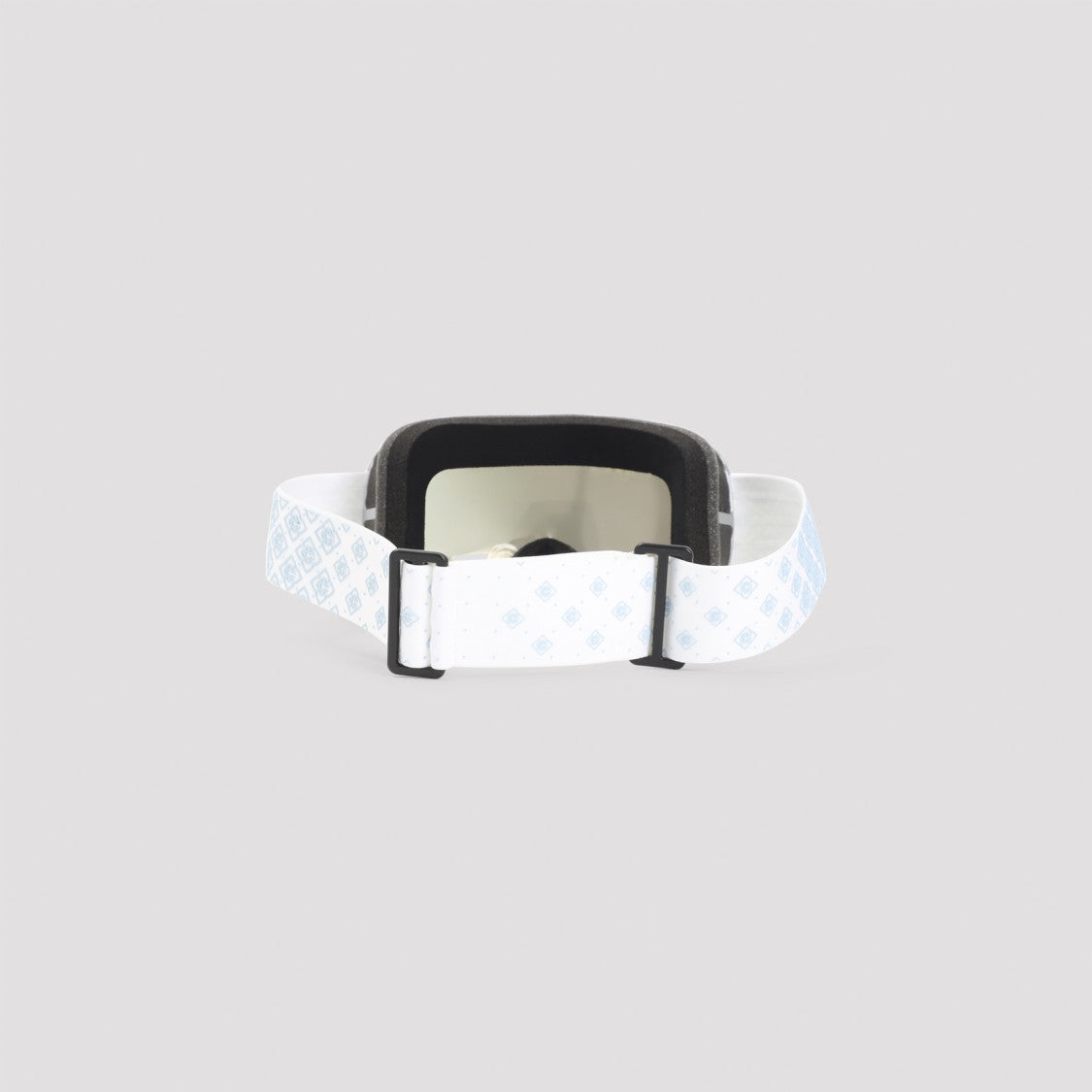 Casablanca Reflective Light Blue Tinted Goggles With Geometric Pattern