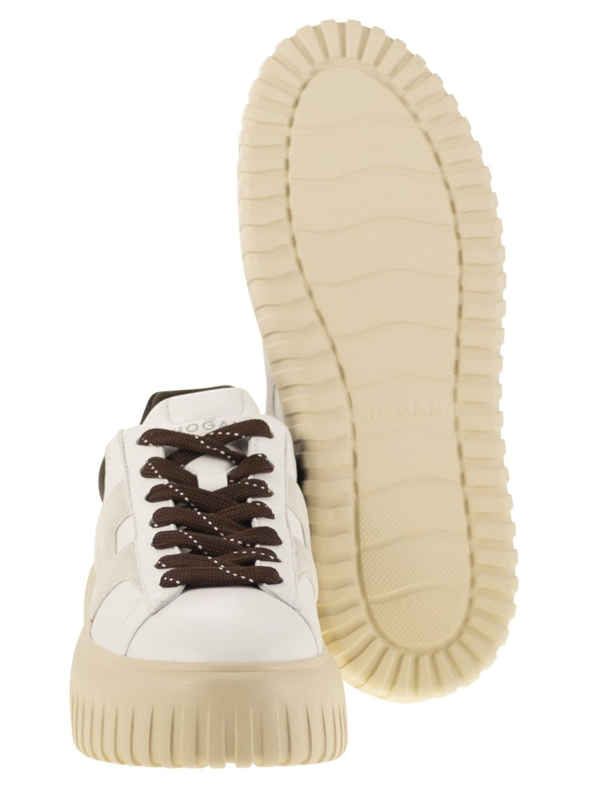 Hogan H-Stripes Leather Trainers