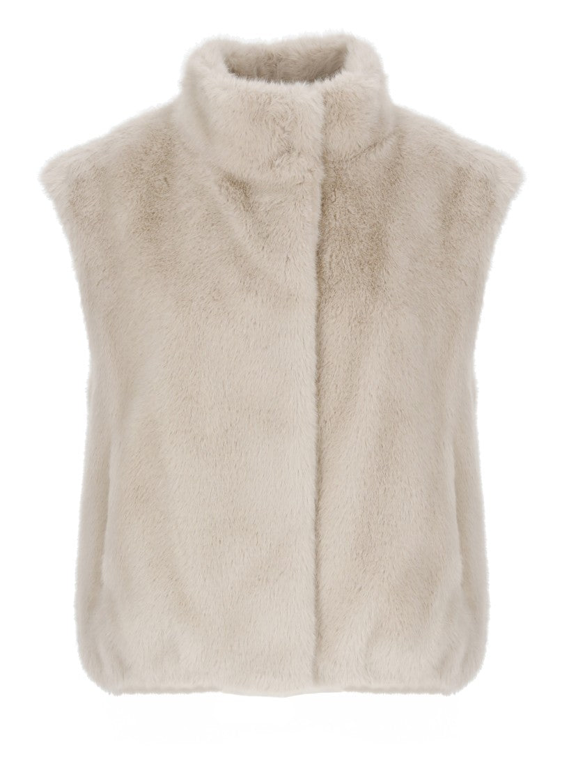 Herno Synth Fur Sleeveless Jacket