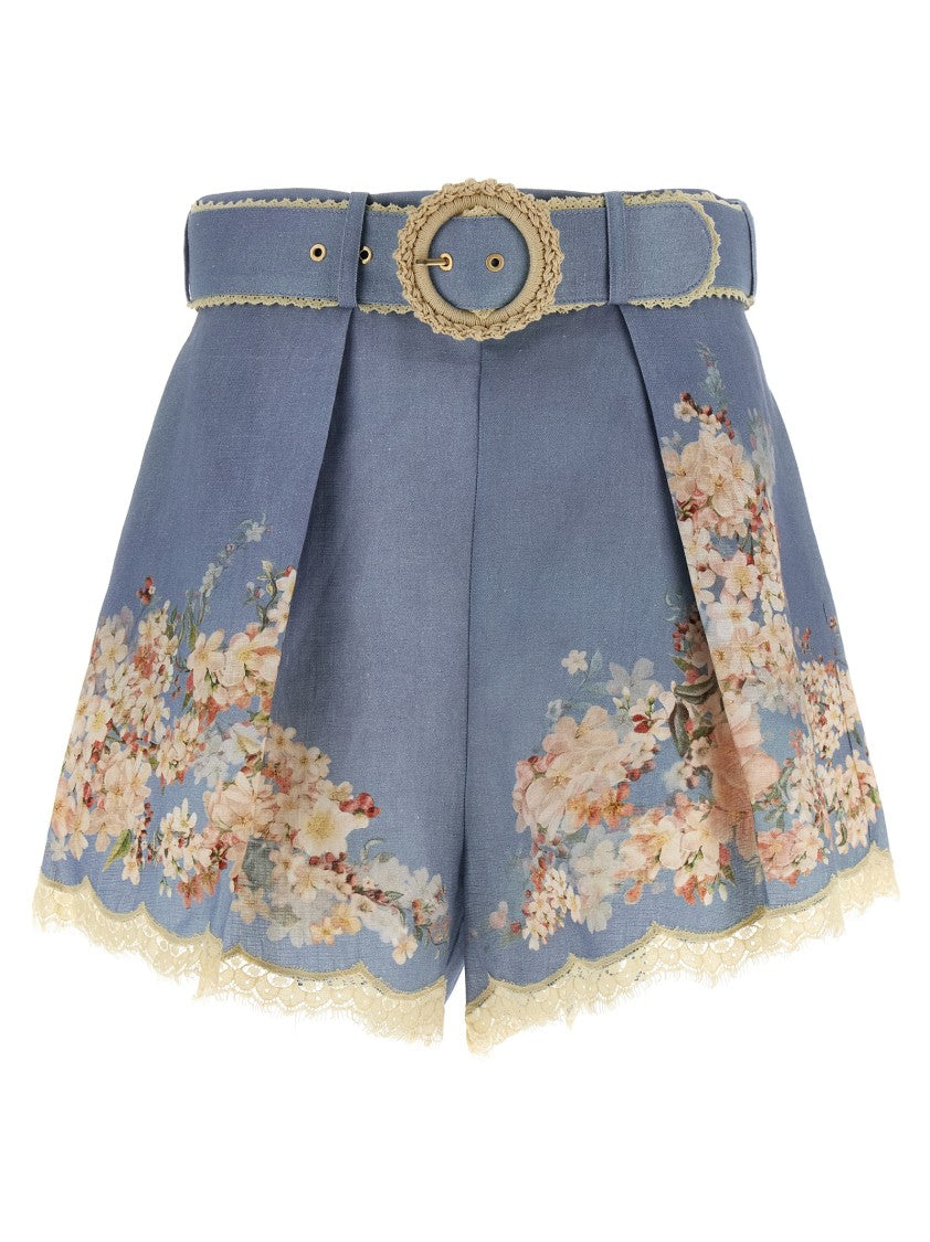 Zimmermann Cascadian Tuck' Shorts