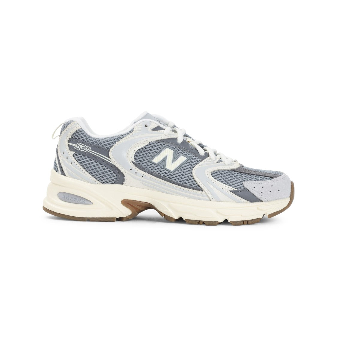 New Balance Leather Sneakers With Layered Design
