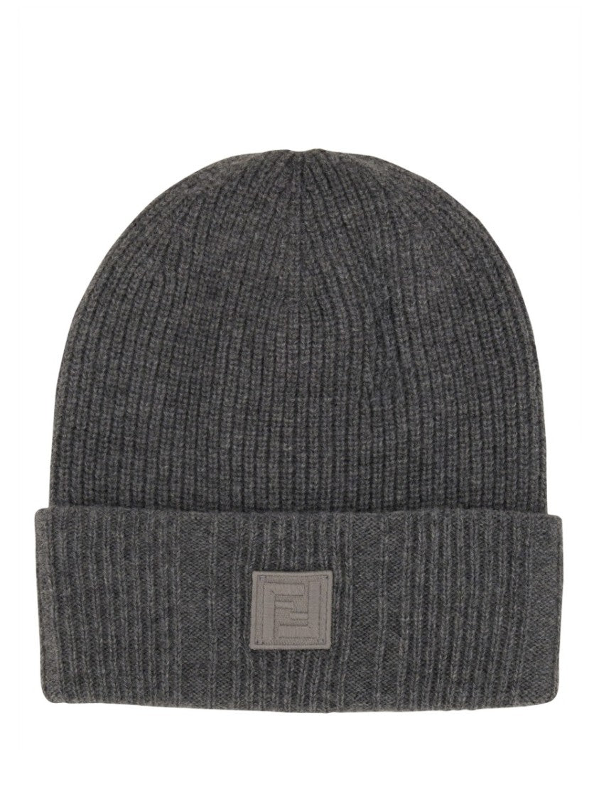 Fendi Beanie Hat With Logo