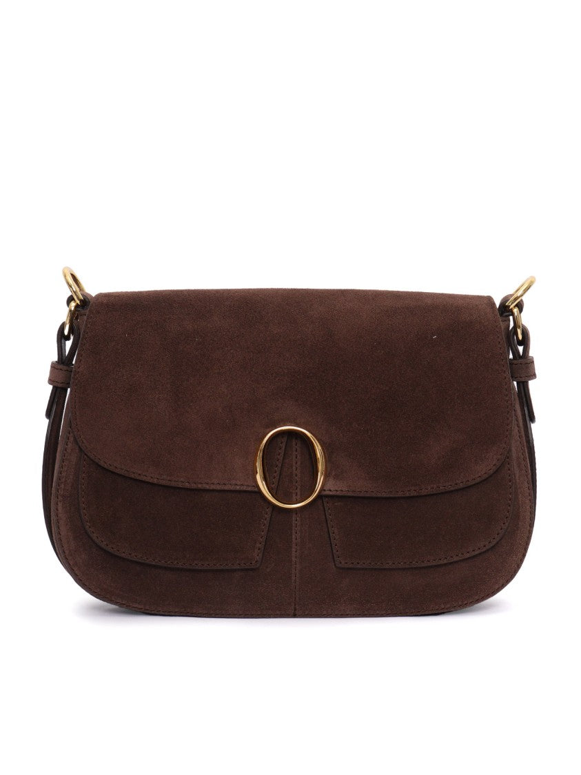 Claudio Orciani Structured Calf Leather Tote Handbag With Polished Finish