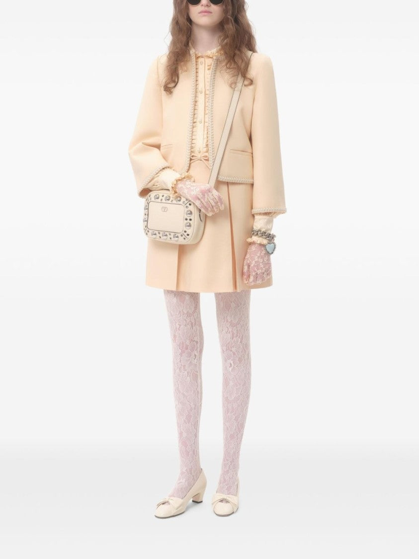 Valentino Crepe Couture Skirt With Bow Detail