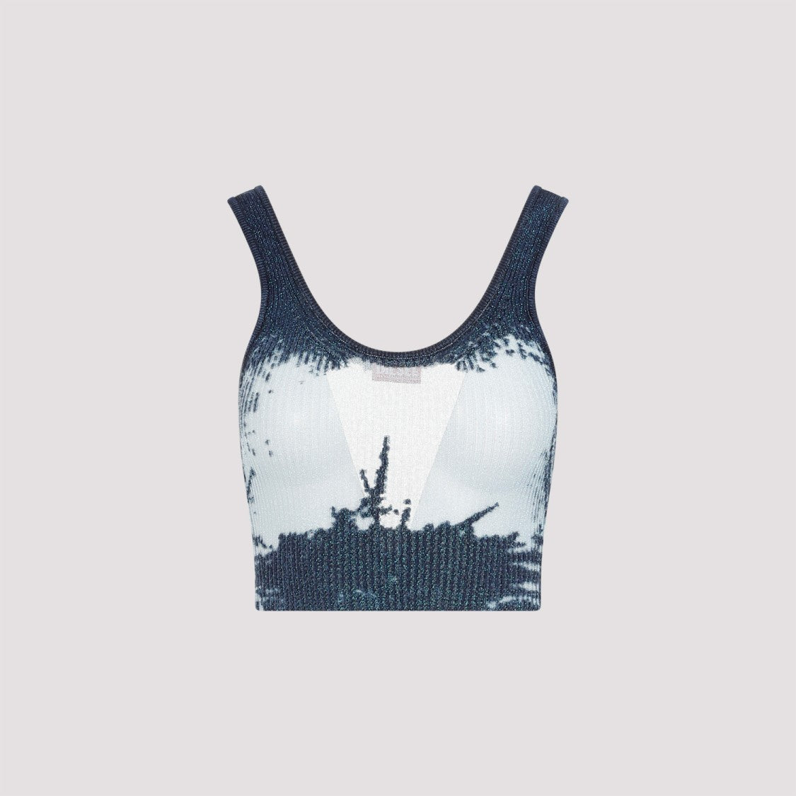 Diesel Peacot Blue Cotton Top