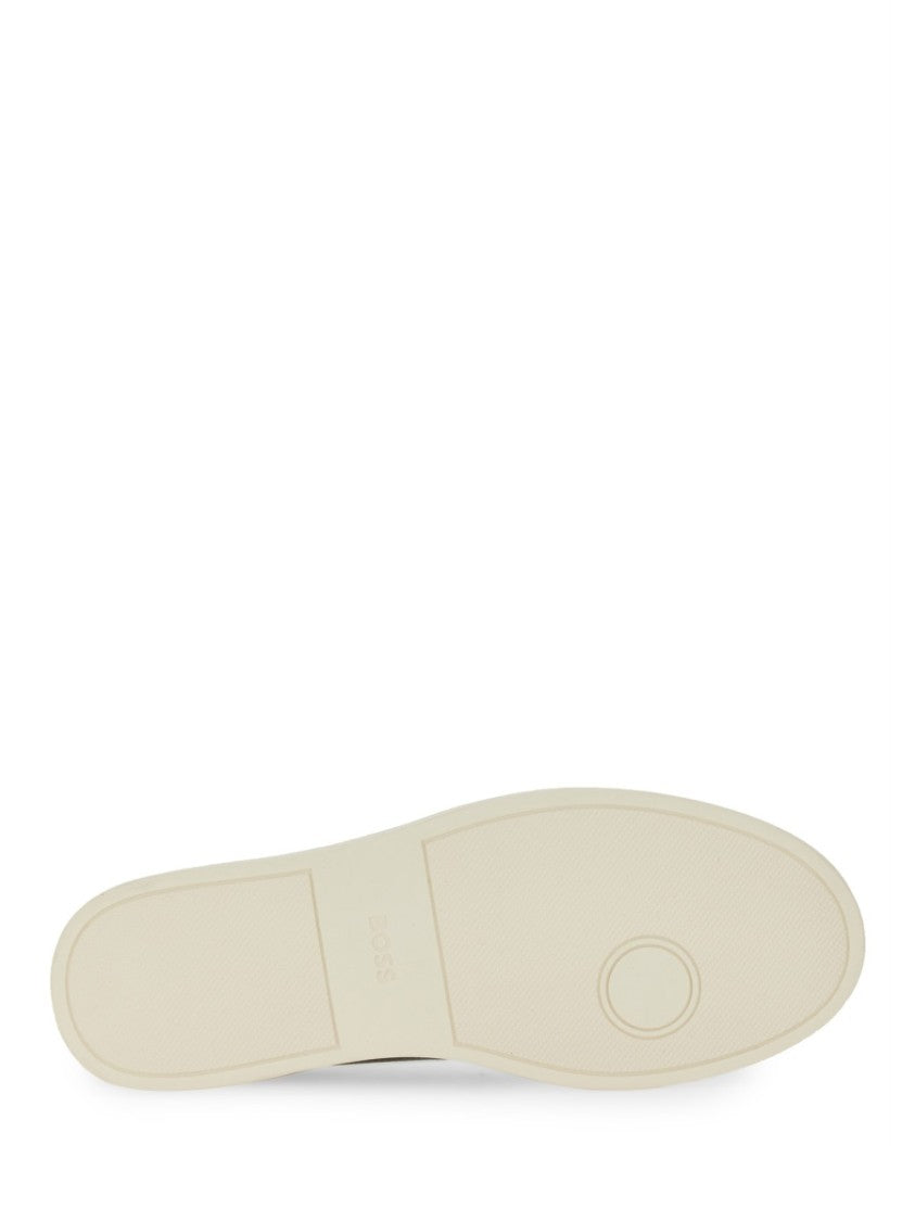 Boss Grained Leather Sneaker