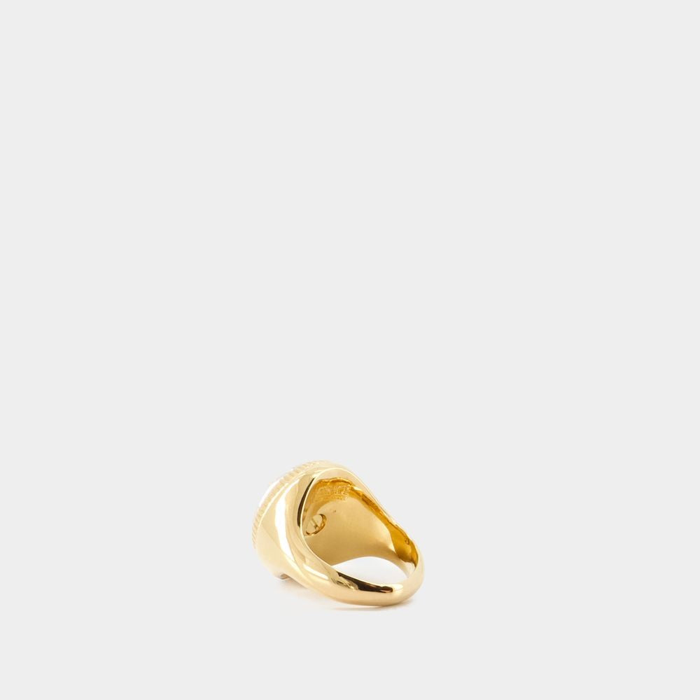 Versace Medusa Biggie Ring - Metal - Gold