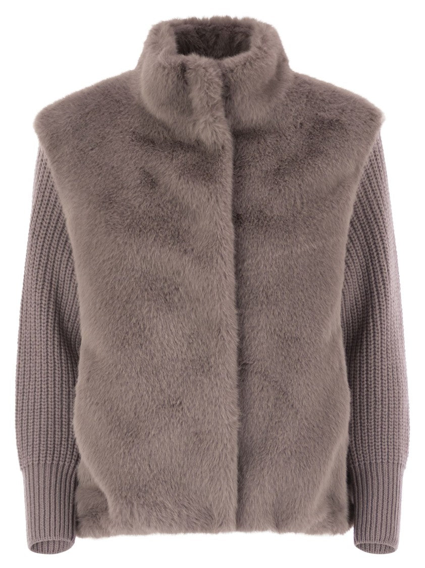 Herno Faux Fur Jacket
