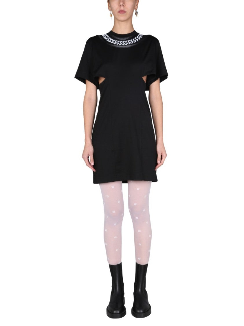 Givenchy Dress With 3D "Chain" Print