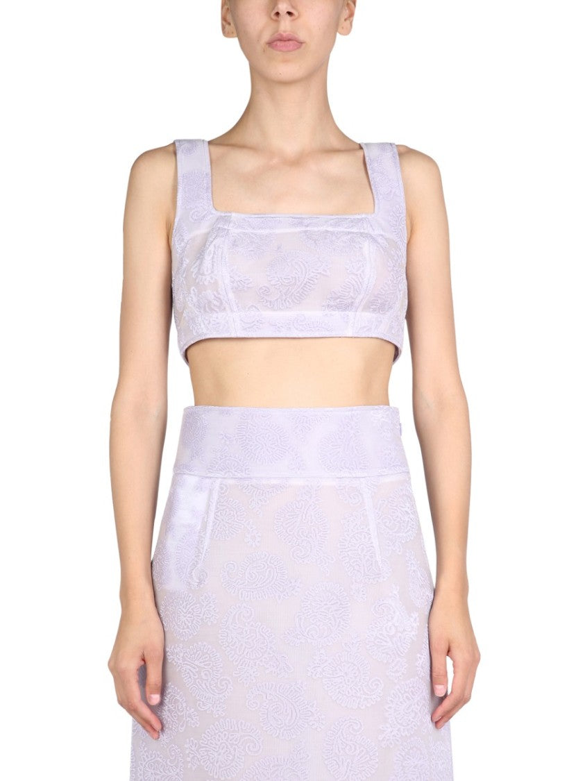 Jil Sander Embroidery Top