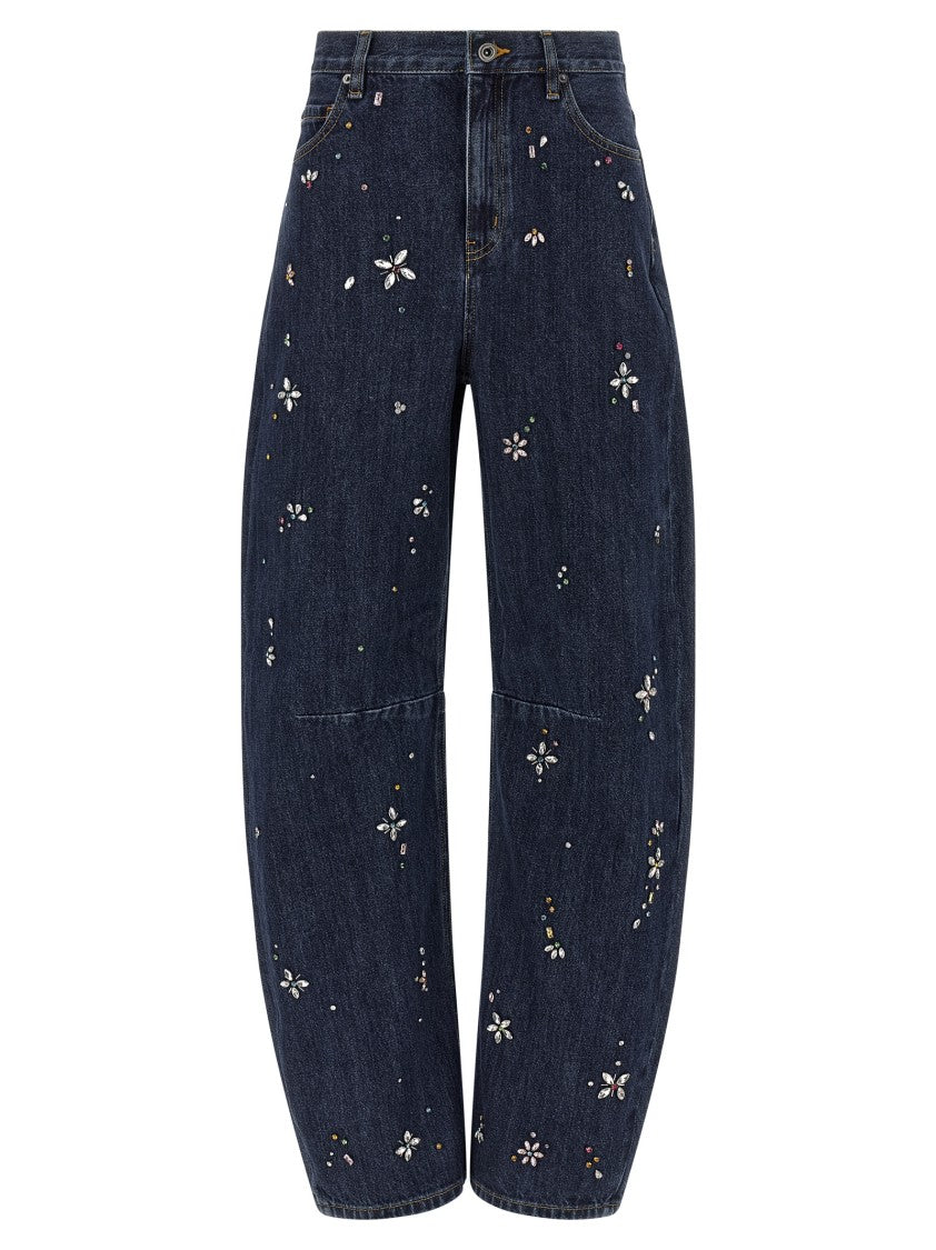 Self-Portrait 'Barrel Leg' Jeans
