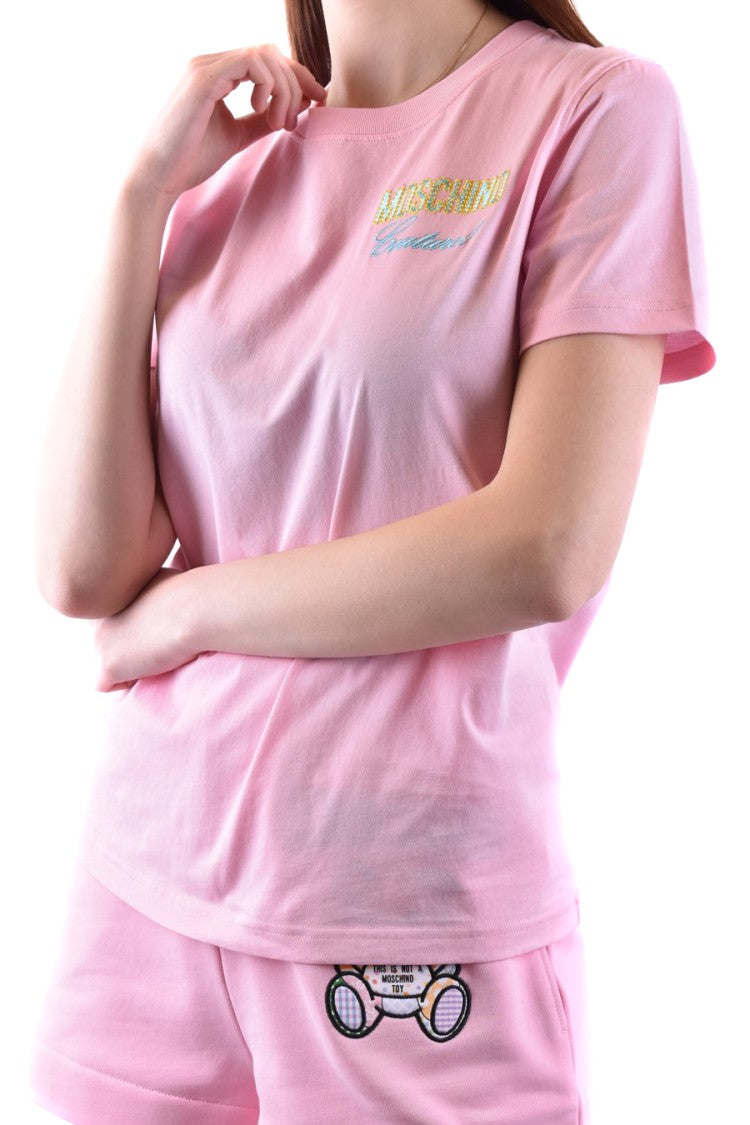 Moschino Relaxed Fit Short-Sleeve Cotton T-Shirt