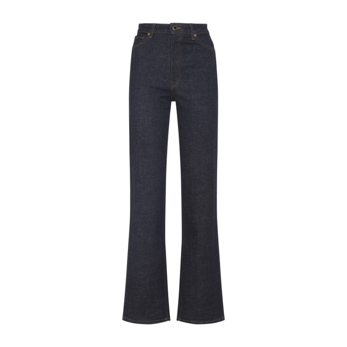 Khaite High-Waist Indigo Denim Jeans